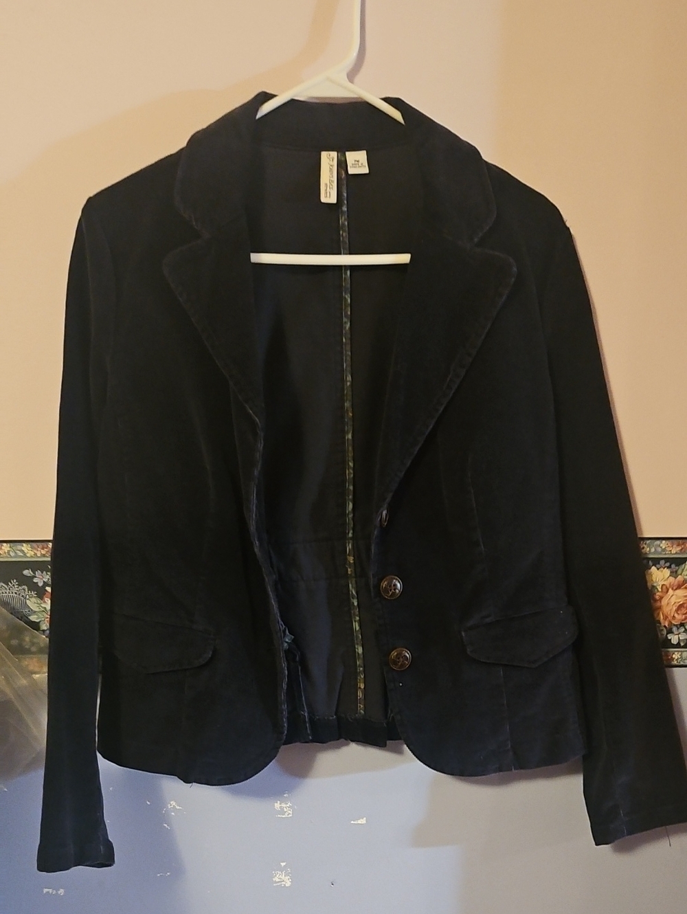 St. John's Bay Black Velvet Blazer